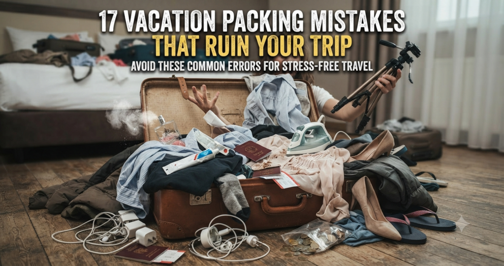 17 Vacation Packing Mistakes That Ruin