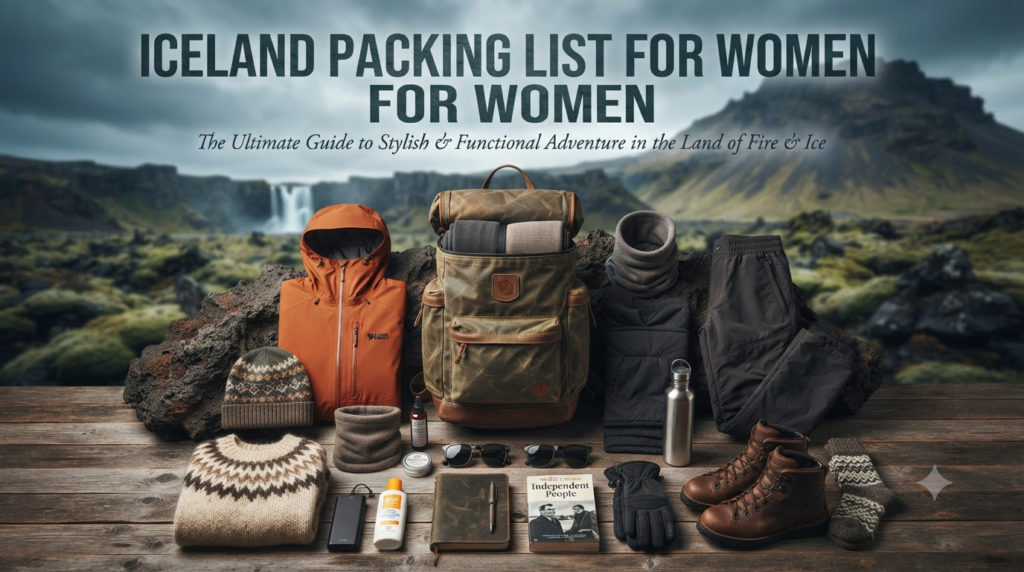 Iceland packing list for women