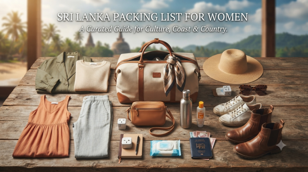 Sri Lanka packing list for women