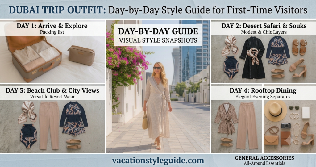 dubai trip outfit