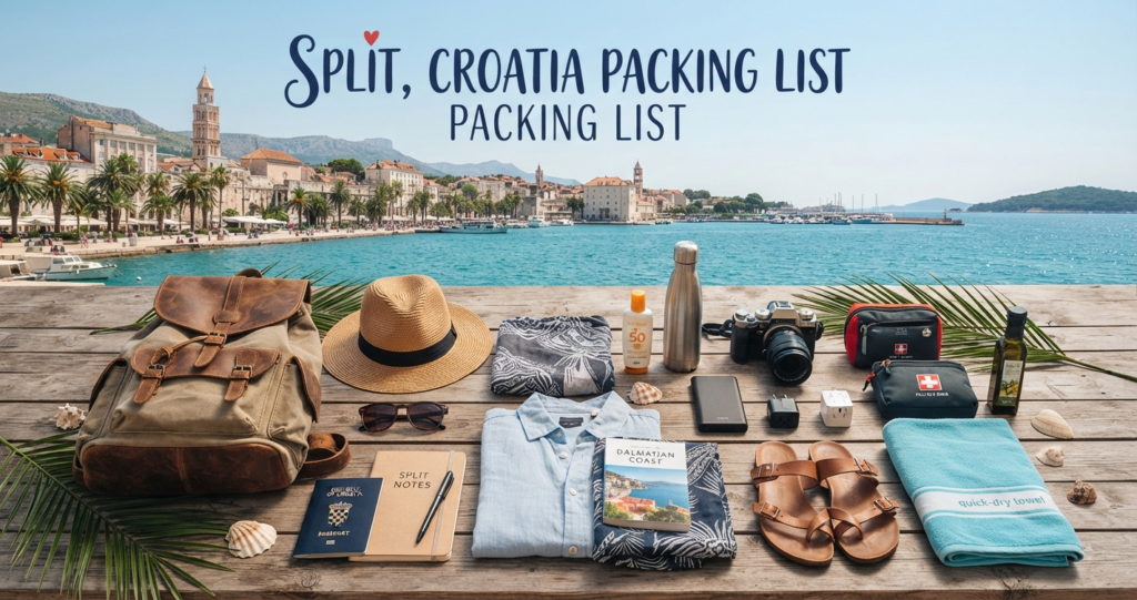 Split Croatia Packing List